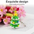 thumbnail image 2 of Keychain Christmas Themed Silicone Pendant Key Christmas keychain Ring Bag Decorative Attachment Alloy Keychain, Type 3, 2 of 9