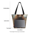 thumbnail image 3 of Balery Grassland Sunflower Cow Bolsa de Hombro con Diseño, Bolsa Grande y Duradera, Bolsa Versátil para Compras, 3 of 6