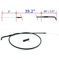 PVC Throttle Cable 56523‑02 56376‑02 for Harley Road King 99-07 FLHR FLHRI FLHRC