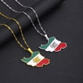 thumbnail image 3 of keepw Iran Map Pendant Necklace Unique Gift For Special Occasions Iran Pendant Necklaces Good Gifts Rigid color 1Set, 3 of 6
