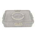 thumbnail image 4 of Fruit Storage Container, Sealing Refrigerator Organizer Box Lightweight Drain Storage Basket Box Multifunction Fridge Storage Containers Bins for Kitchen Restaurant, 4 of 8