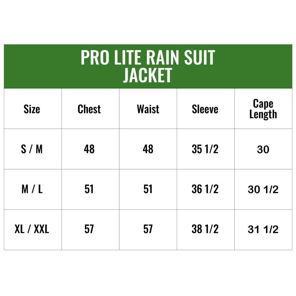 Frogg Toggs Pro Lite Rain Suit (Men) - Walmart.com