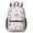 Dinosaur and Palm-1, variant on Dinosaur and Palm Off White Pattern 17" School Backpacks for Teens,Waterproof Oxford Fabric,S-Shape Padded Straps for School,Travel,Hiking,Camping