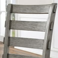 thumbnail image 6 of Furniture of America Mente Wood Padded Side Chairs in Gray (Set of 2), 6 of 8