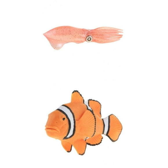 Juguete de plástico con forma de animal marino para pequeños, modelo de de calamar vivo, regalo de Navidad de cumpleaños para , Macarena Figuras de animales de juguete