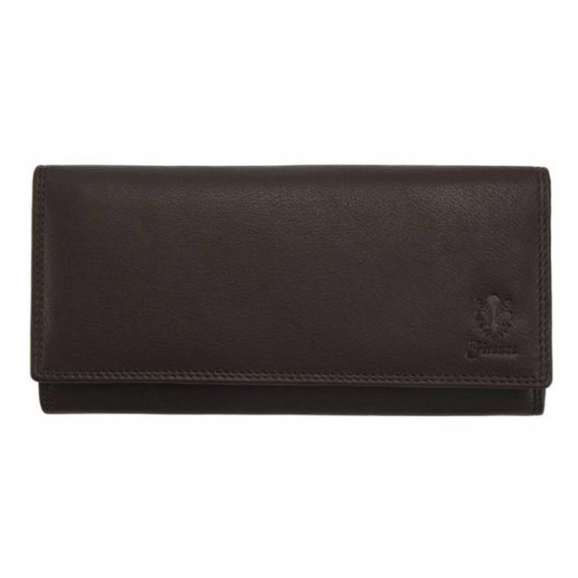 Arturo Portefeuille en Cuir pour Femmes&44; Brun Foncé