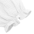 thumbnail image 4 of CPNG Toddler Baby Boys Girls Cotton Linen Breathable Wide Leg Sweatpants Elastic Waist Casual Loose Pants Mosquito-Proof Pants Sports Pants(White,3-6 Months), 4 of 6