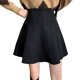 thumbnail image 1 of Falda acampanada para mujer, cintura alta, pana de Color puro, ropa suave, diseño adelgazante, Falda corta para uso diario, 1 of 8
