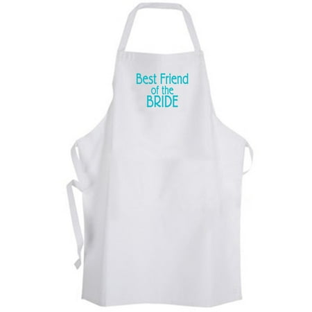 Aprons365 - Best Friend of the Bride Blue Turquoise – Apron – Wedding (Best Saree Design For Wedding)