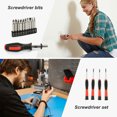 thumbnail image 5 of Household Tool Box, Home Tool Kit, 114 herramientas, con estuche negro, Material: Acero, Plástico, 5 of 5