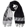 thumbnail image 1 of Peach Couture Women's Ravishing Reversible Jacquard Paisley Shawl Wrap Pashmina, 1 of 1