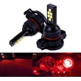 thumbnail image 1 of LAICAIW 2x H16 5202 LED Fog Light Bulb Advanced 3030 SMD Bright Colorful Daytime Running DRL Lamp, Red, 1 of 7