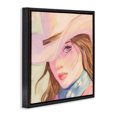 thumbnail image 2 of Stupell Industries Southwestern Pastel Cowgirl Brunette Black Floating Frame Canvas Art, 18 x 18, by Kim Allen, 2 of 8