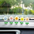 thumbnail image 5 of Flower Car Dashboard Decorations - Shaking Rose Flowers Bobblehead Car Interior Decor for Women, Fun, 5 of 6