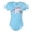 Magic Bunny, variant on Cotton Button Crotch Bodysuits Adult Romper Basics Onesie Print Magic Bunny Blue 4XL