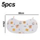 thumbnail image 2 of 5Pcs Burp Cloths Baby Bibs Muslin Burping Bid for Babies with Cotton Large Towels Extra Absorbent Soft-shape1, 2 of 4