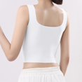 thumbnail image 6 of QHFBli Tank Top for Women with Shelf Bra, Womens Camisole Tank Tops with Built in Bra, Breathable Adjustable Cami Undershirt, 6 of 6