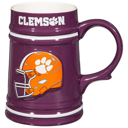 Clemson Tigers 24oz. Ceramic Stein Cup with Gift Box