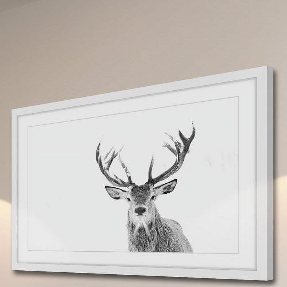 "Majestic Antlers" Framed Painting Print