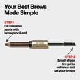 thumbnail image 4 of Revlon ColorStay Brow Fantasy Dual Sided Natural Eyebrow Color Pencil,105 Brunette, 4 of 13