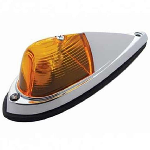 United Pacific 30076 - Cab Light W/ Chrome Die Cast Housing - Amber Lens