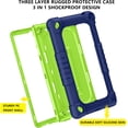 thumbnail image 4 of FIEWESEY Case for Walmart Onn 8 Inch Gen 3 2022(Model:100071483) Tablet,Shockproof Kids Friendly Rugged Cover with Shoulder Strap & Stand Case for Walmart Onn 8 Inch Gen 3 2022 Tablet(Navy/Green), 4 of 6