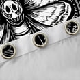 thumbnail image 4 of Homewish Gothic Skull Moth Curtains Pack of 2 (42x84 Each), Western Bohemian Animal Curtains Blackout, Mystic Astrology Bedroom Curtains, Blackout Curtains Home Decor, 4 of 6