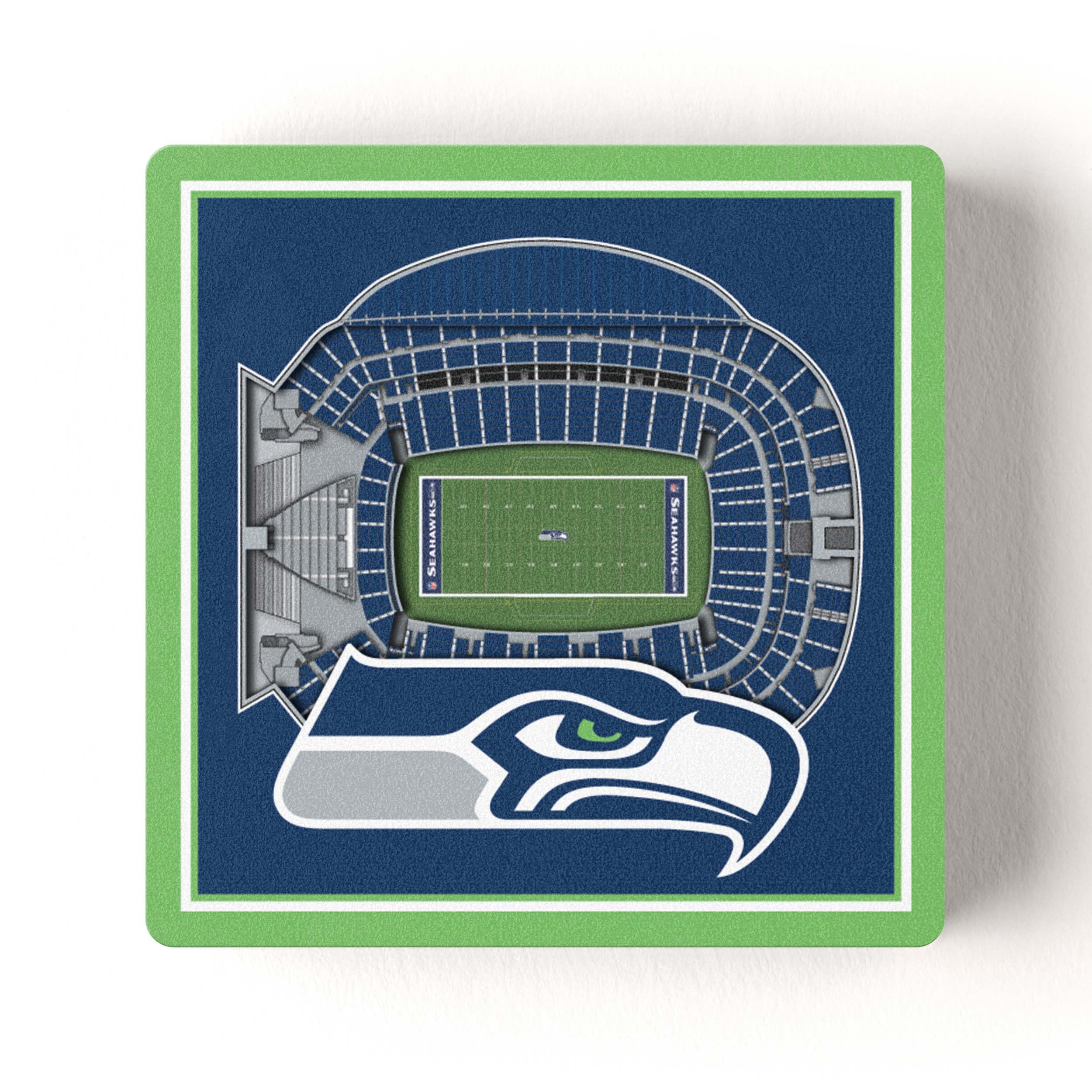 YouTheFan NFL Seattle Seahawks 3D StadiumView Magnet