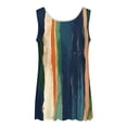 thumbnail image 5 of Womens Tank Tops Summer Dressy Floral Print Sleeveless Loose Round Neck Fashion Tunic Tops, 5 of 5