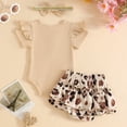 thumbnail image 4 of mgoYE Preemie Baby Girl Clothes 3 6 9 12 18 Months Romper Summer Outfits Gifts for Girls Cute Dress Sets Size 3-6 Months, 4 of 8