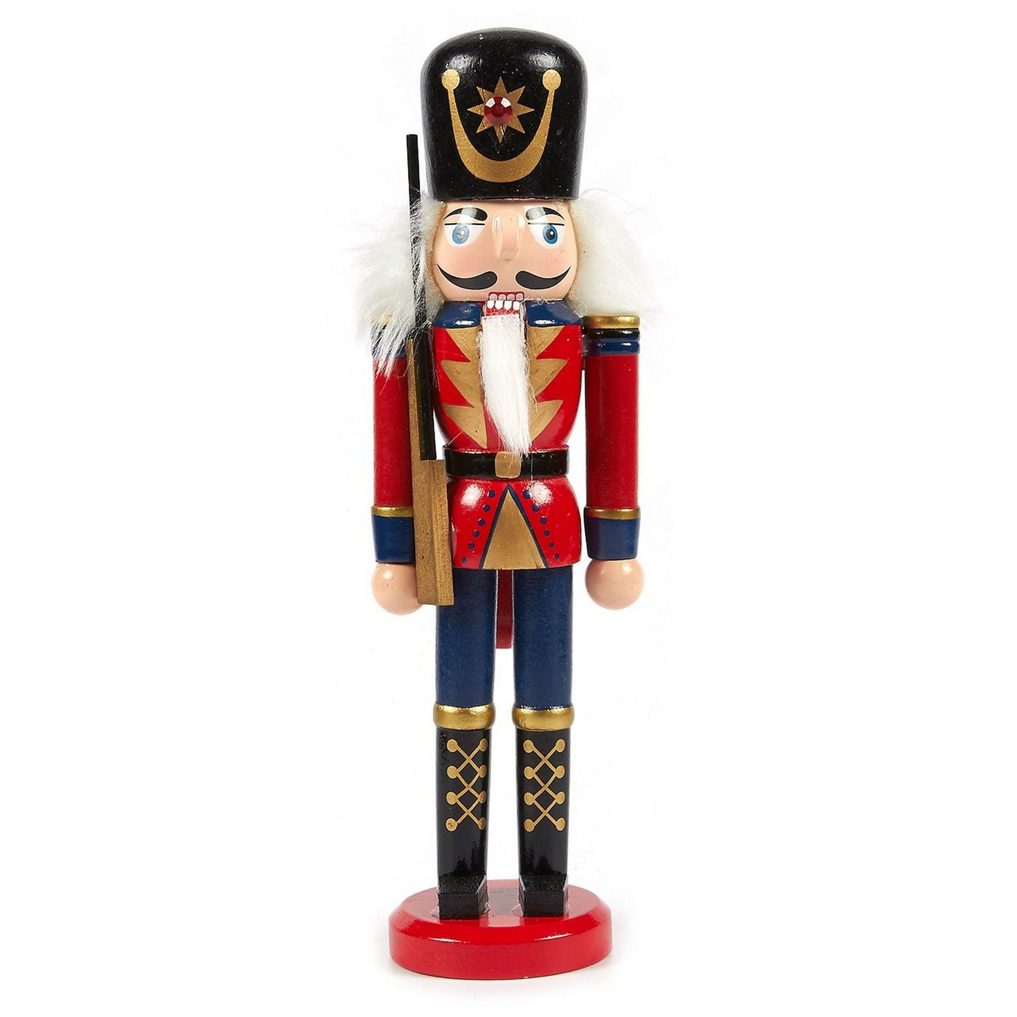 Christmas Nutcracker Doll - Standing Wooden Christmas Decoration ...