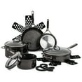 thumbnail image 2 of Thyme & Table 12-Piece Non-Stick Cookware Set, Pots and Pans Set - Black, Supreme, 2 of 8