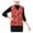 Red, variant on IROINNID Women's Sleeveless Vest Short V-Neck Cover-up Plush Thick Pocket Outer Wear With Vest, Red