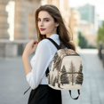 thumbnail image 6 of FORMRS Mini Backpack Purse for Women Quilted Travel Daypack Casual Shoulder Bag, Hand Drawn Christmas Stars, 6 of 7