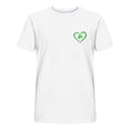 thumbnail image 3 of Wancir Mens Shirts Clearance Sale Man Falling Shoulders Printing Motion Bodybuilding T-shirt, 3 of 3