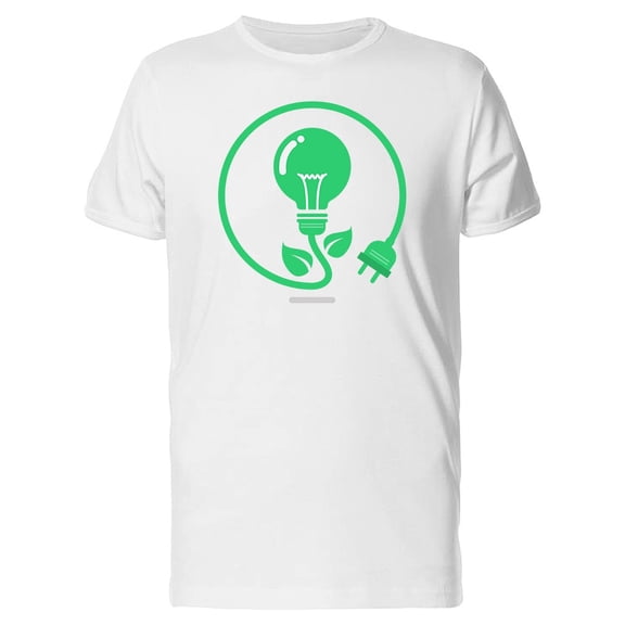 Green Eco Lightbulb Tee Men's -Image by Shutterstock