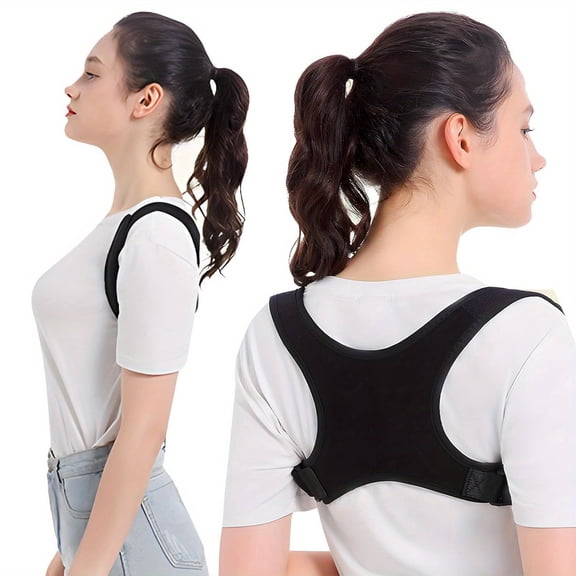 Adjustable Posture Corrector Back Brace for Women & Men - Grade Spinal with Upper/ Lower Body Alignment, , Posture Improvement, Daily & Gym Use, Comfort Fit (Hand Wash Only)