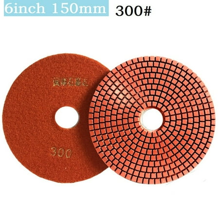 

6 Inch 150mm Dry/Wet Diamond Polishing Pads Flexible Grinding Discs For Granite