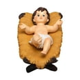 thumbnail image 2 of Nacimiento de Jesús Estatua Recién Nacido Artesanía Bebé Niño Escena de Navidad Mesa Estatuilla Coleccionables Escultura para Semana perfecl Estatua de resina, 2 of 7