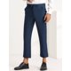 thumbnail image 2 of Pantalones formales pahombre con parte delanteplana, ajustados, paoficina, baile de graduación, pantalones de vestir recortados Azul 38, 2 of 6