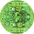 thumbnail image 1 of Ahgly Company Indoor Round Animal Green Traditional Area Rugs, 6' Round, 1 of 1