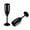 Black, variant on Stcellnmex 6 oz Wedding Shatterproof Plastic Champagne Flutes Set of 2