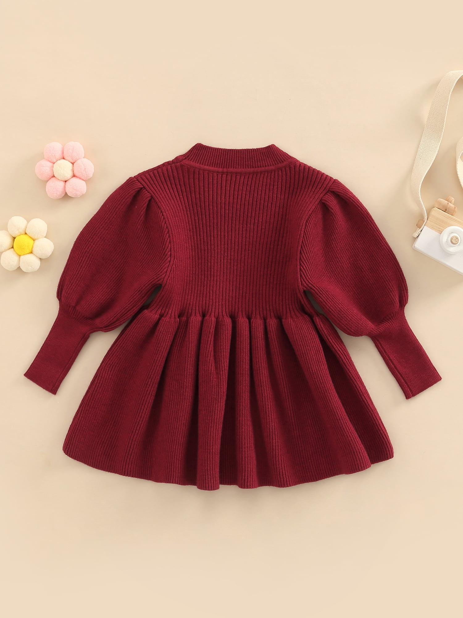 Herrnalise Infant Baby Girl Dress Fall Winter Outfits Long Sleeve Flower Girls  Dress Baby Girl Clothes Flash picks - Walmart.com