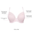 thumbnail image 5 of Parfait Shea Full Bust Unlined Plunge Bra, Petal Pink, 38D, 5 of 5
