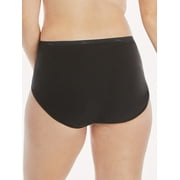 Hanes Womens Underwear 10-Pack, Full-Coverage Brief Panties, Moisture-Wicking Underwear for Women
