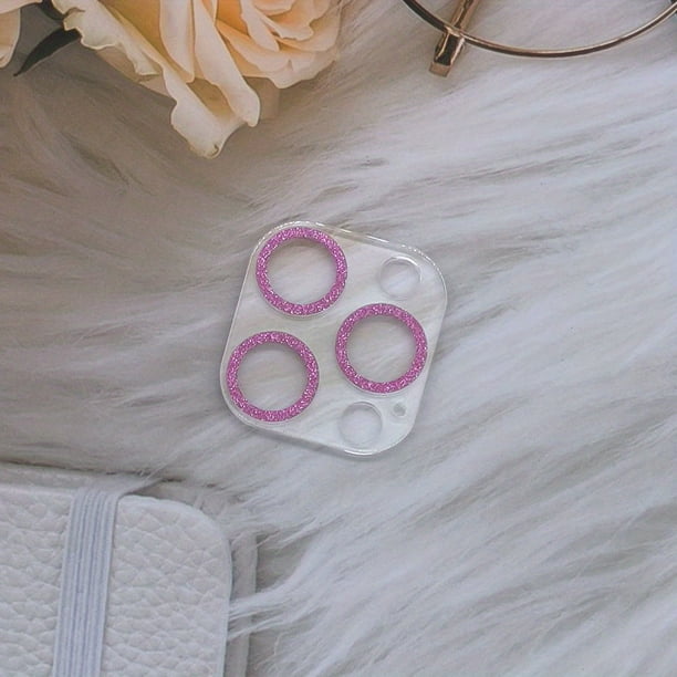 Protector De Lente De Cámara De Vidrio Templado Transparente Con Purpurina Para IPhone 14 13 12 11 Pro Max Regalo Para Cumpleaños/Pascua/Día Del Presidente/niño/novias