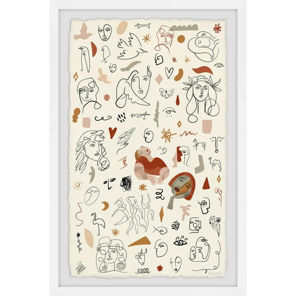 Marmont Hill Story of the People Framed Painting Print