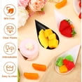 thumbnail image 3 of Mini Platos para Aperitivos, Cucharas de Plástico, Platos de Postres y Aperitivos, Tazas Pequeñas Reutilizables para Degustación de Postres (Transparente), 3 of 4