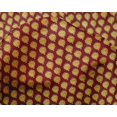 thumbnail image 4 of oneOone Silk Tabby Fabric Floral & Flying Swan Block Print Fabric BTY 42 Inch Wide, 4 of 4