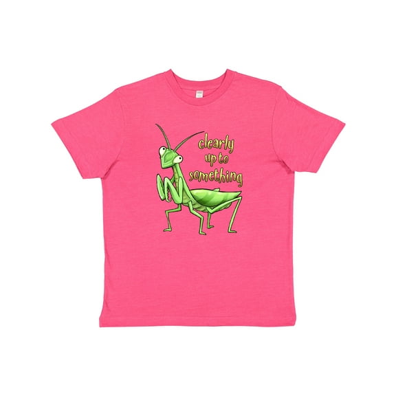Inktastic Praying Mantis Clearly Up to Something Youth T-Shirt
